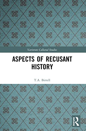 Stock image for Aspects of Recusant History for sale by Blackwell's