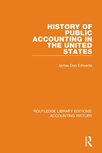 Stock image for History of Public Accounting in the United States for sale by Blackwell's