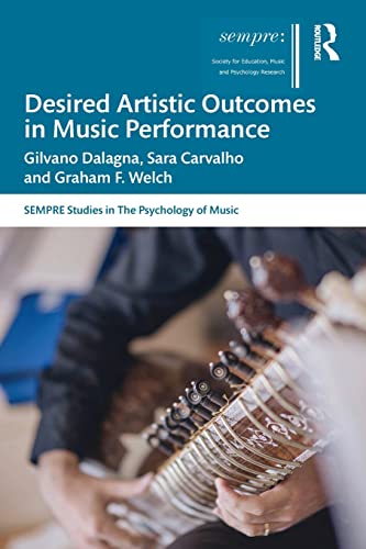 Stock image for Desired Artistic Outcomes in Music Performance for sale by Revaluation Books