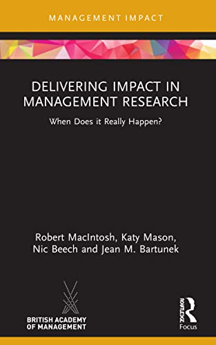 Stock image for Delivering Impact in Management Research for sale by Blackwell's