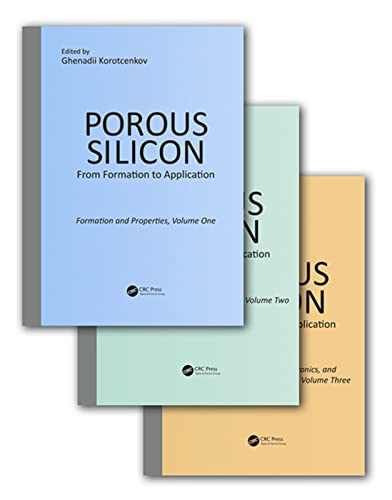 Imagen de archivo de Porous Silicon: From Formation to Application a la venta por Revaluation Books