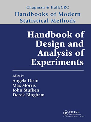 Stock image for Handbook of Design and Analysis of Experiments for sale by Blackwell's