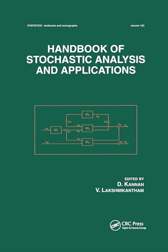 9780367578732: Handbook of Stochastic Analysis and Applications (Statistics: A Series of Textbooks and Monographs)