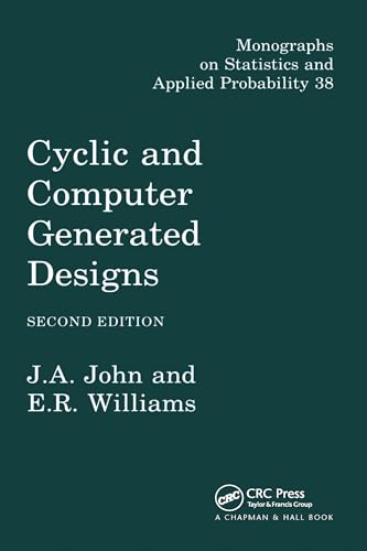 Beispielbild fr Cyclic and Computer Generated Designs zum Verkauf von Blackwell's