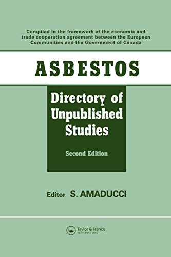 9780367580308: Asbestos: Directory of Unpublished Studies