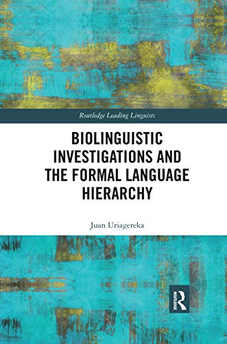 Beispielbild fr Biolinguistic Investigations and the Formal Language Hierarchy zum Verkauf von Blackwell's
