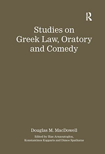 Beispielbild fr Studies on Greek Law, Oratory and Comedy zum Verkauf von Blackwell's
