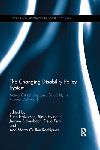 Beispielbild fr The Changing Disability Policy System: Active Citizenship and Disability in Europe Volume 1 zum Verkauf von Blackwell's