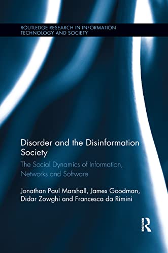 Beispielbild fr Disorder and the Disinformation Society zum Verkauf von Blackwell's