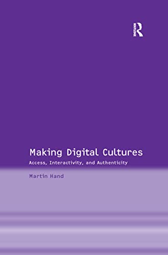 Stock image for Making Digital Cultures for sale by Blackwell's