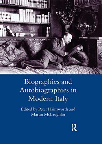 Beispielbild fr Biographies and Autobiographies in Modern Italy zum Verkauf von Blackwell's
