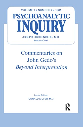 Stock image for Commentaries: Psychoanalytic Inquiry, 1.2 for sale by Chiron Media