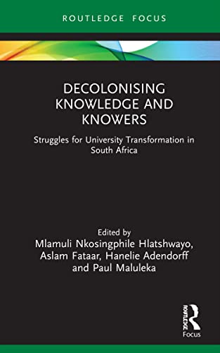 Stock image for Decolonising Knowledge and Knowers for sale by Blackwell's