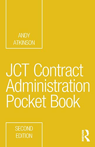 Imagen de archivo de JCT Contract Administration Pocket Book a la venta por Blackwell's