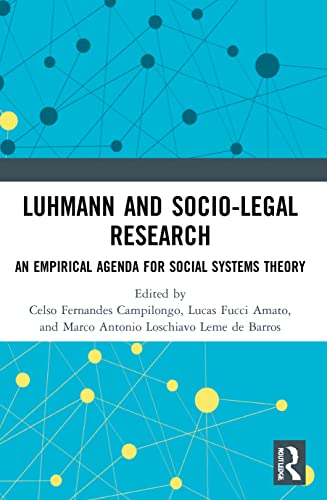 Stock image for Luhmann and Socio-Legal Research for sale by HPB-Red