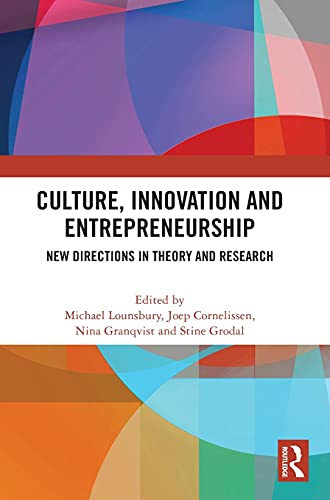 Imagen de archivo de Culture, Innovation and Entrepreneurship: New Directions in Theory and Research a la venta por Chiron Media