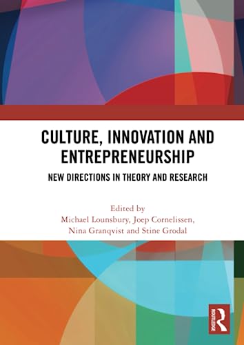 Stock image for Culture, Innovation and Entrepreneurship for sale by Blackwell's