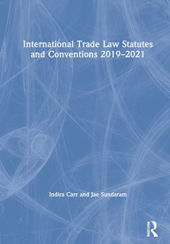 Stock image for International Trade Law Statutes and Conventions 2019-2021 for sale by Chiron Media