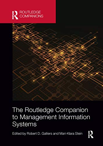 Imagen de archivo de The Routledge Companion to Management Information Systems a la venta por Basi6 International