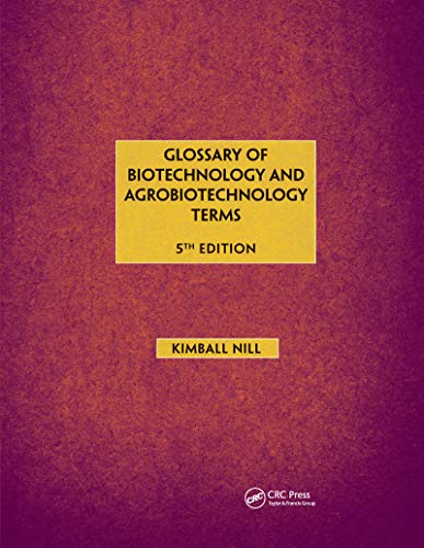 Imagen de archivo de Glossary of Biotechnology & Agrobiotechnology Terms a la venta por Revaluation Books