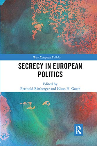 Stock image for Secrecy in European Politics (West European Politics) for sale by Ergodebooks