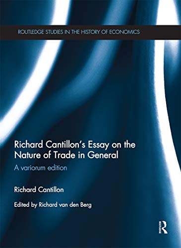 Beispielbild fr Richard Cantillon's Essay on the Nature of Trade in General zum Verkauf von Blackwell's