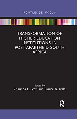 Beispielbild fr Transformation of Higher Education Institutions in Post-Apartheid South Africa zum Verkauf von Blackwell's