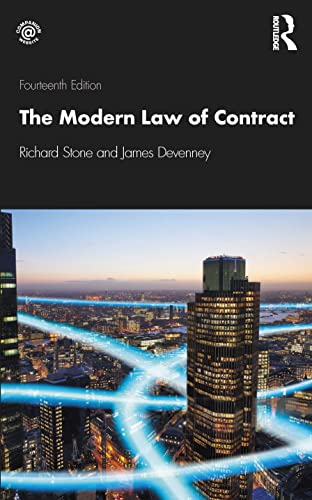 9780367697952: The Modern Law of Contract