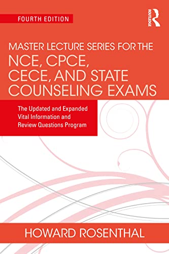 Beispielbild fr Master Lecture Series for the NCE, CPCE, CECE, and State Counseling Exams zum Verkauf von Blackwell's