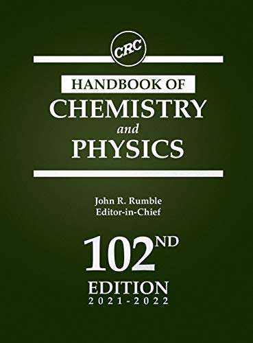 CRC Handbook of Chemistry and Physics - Rumble, John R.