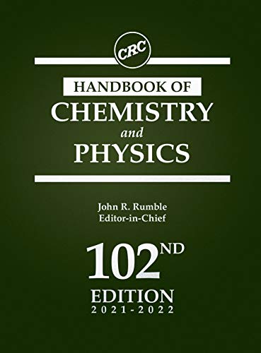 9780367712600: CRC Handbook of Chemistry and Physics