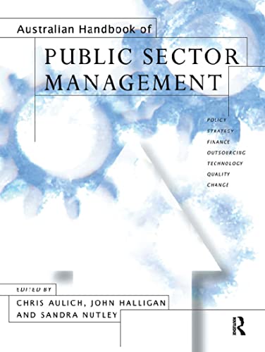 Stock image for Australian Handbook of Public Sector Management for sale by Chiron Media
