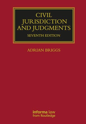 Imagen de archivo de Civil Jurisdiction and Judgments a la venta por Revaluation Books