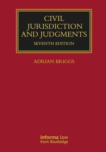 Stock image for Civil Jurisdiction and Judgments for sale by Revaluation Books