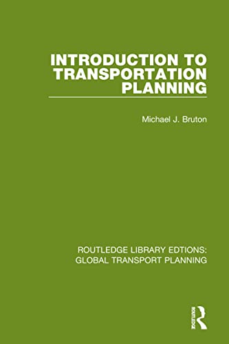 Beispielbild fr Introduction to Transportation Planning zum Verkauf von Blackwell's