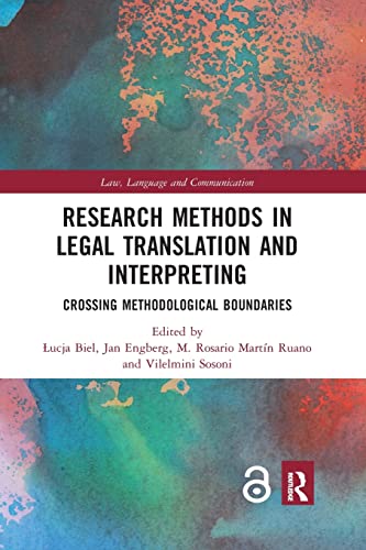 Beispielbild fr Research Methods in Legal Translation and Interpreting zum Verkauf von Blackwell's