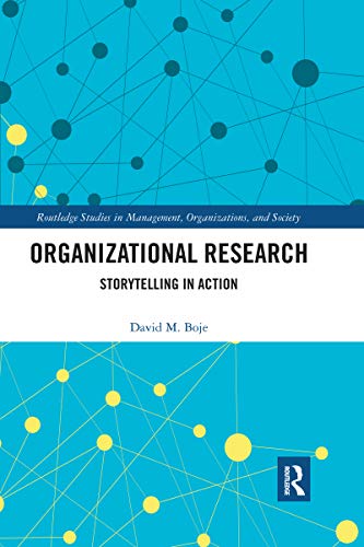 Beispielbild fr Organizational Research zum Verkauf von Blackwell's