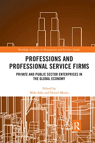 Stock image for Professions and Professional Service Firms for sale by Blackwell's