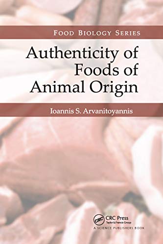 Imagen de archivo de Authenticity of Foods of Animal Origin a la venta por Blackwell's