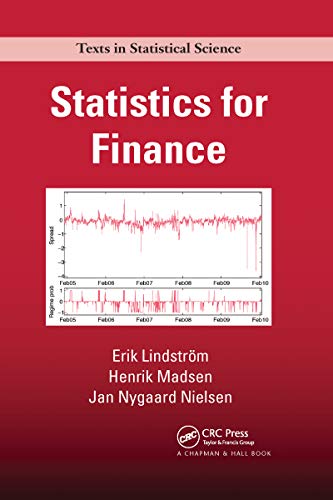 Stock image for Statistics for Finance: Texts in Statistical Science (Chapman & Hall/CRC Texts in Statistical Science) for sale by GF Books, Inc.