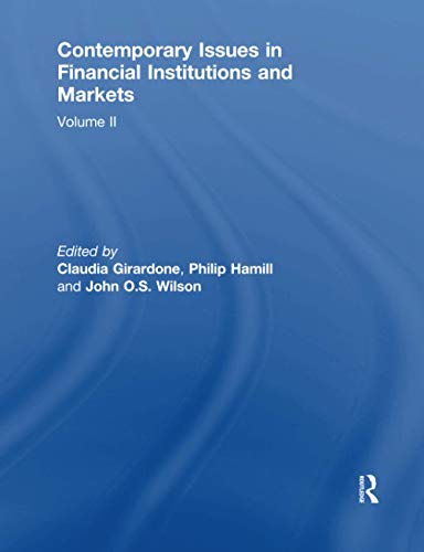 Beispielbild fr Contemporary Issues in Financial Institutions and Markets: Volume II zum Verkauf von Buchpark