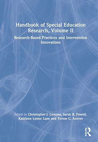 9780367742713: Handbook of Special Education Research, Volume II