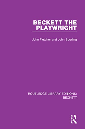 9780367747350: Beckett the Playwright (Routledge Library Editions: Beckett)