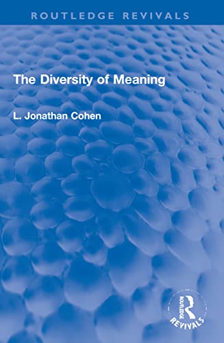 Stock image for The Diversity of Meaning for sale by Blackwell's