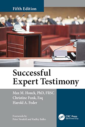 Stock image for Successful Expert Testimony 5th Edition for sale by Basi6 International