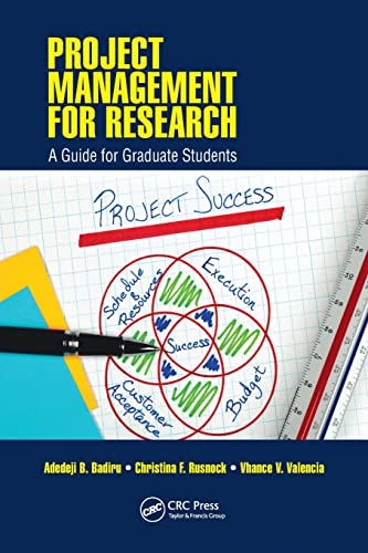 Beispielbild fr Project Management for Research: A Guide for Graduate Students zum Verkauf von Blackwell's