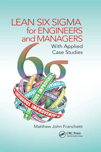 Stock image for Lean Six Sigma for Engineers and Managers: With Applied Case Studies for sale by Blackwell's