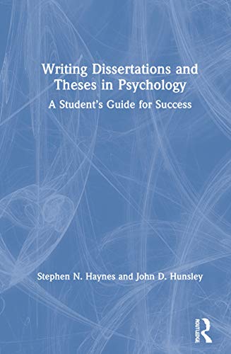 Stock image for Writing Dissertations and Theses in Psychology: A Students Guide for Success for sale by Chiron Media