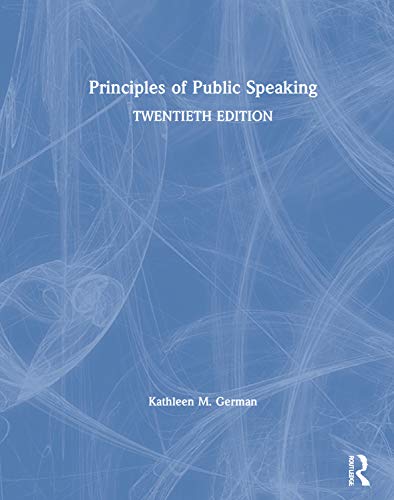 Stock image for Principles of Public Speaking for sale by Chiron Media