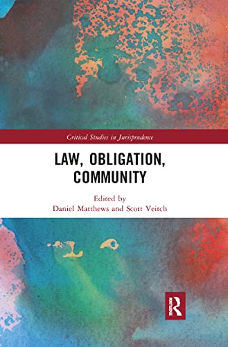 Stock image for Law, Obligation, Community for sale by Blackwell's